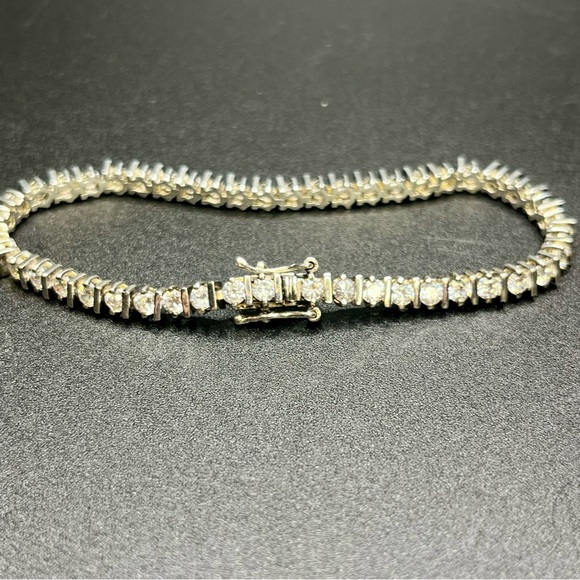 Sterling Silver 925 CZ Tennis Bracelet | Classic Sparkle - Picture 5 of 12